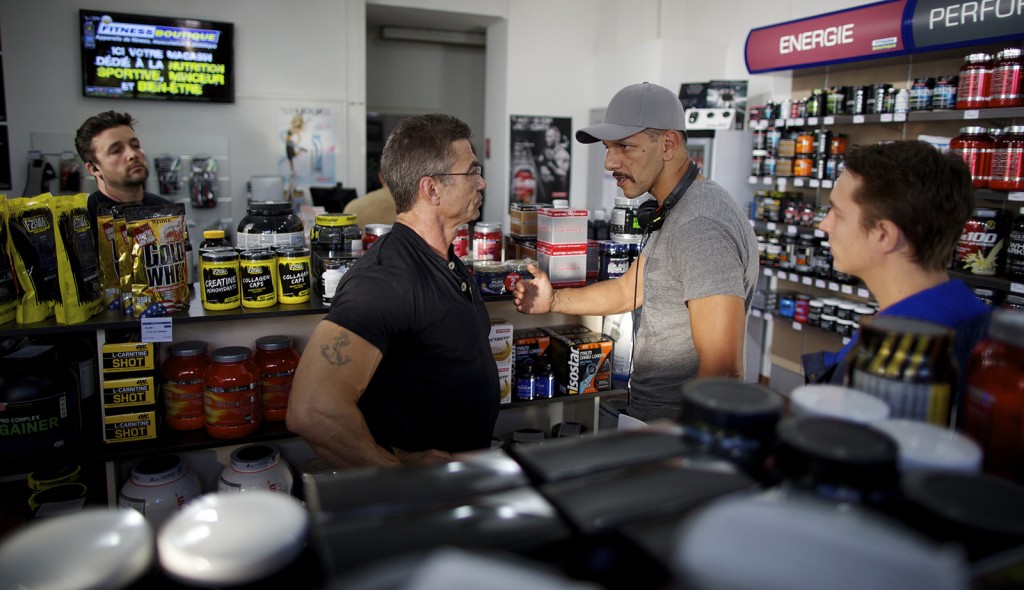 Bodybuilder: Yolin François Gauvin, la révélation du film, sous la direction de Roschdy Zem. 