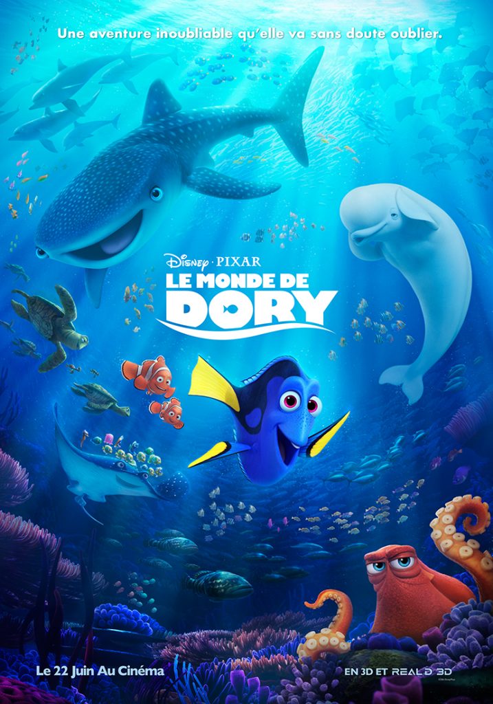 Affiche le monde de dory