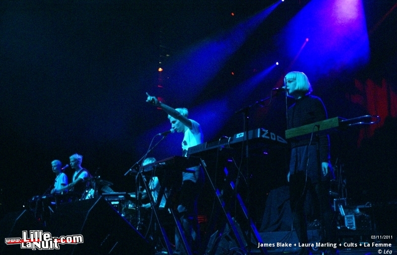 James Blake + Laura Marling + Cults + La Femme à l’Aéronef Festival Les Inrocks en live - photo n°5