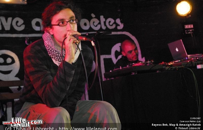 Rayess Bek, Map & Amazigh Kateb à La Cave aux Poètes en live - photo n°14
