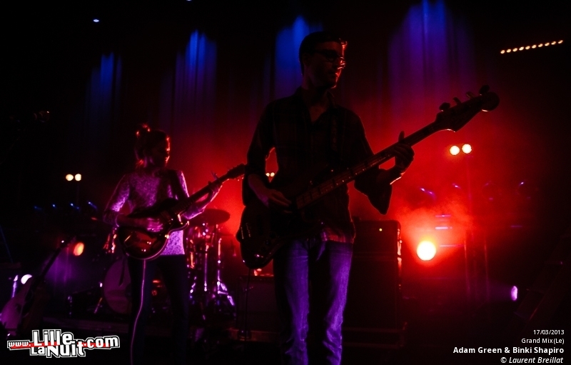 Adam Green & Binki Shapiro + Head Full of Flames au Grand Mix en live - photo n°11