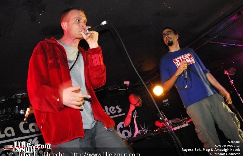 Rayess Bek, Map & Amazigh Kateb à La Cave aux Poètes en live - photo n°1