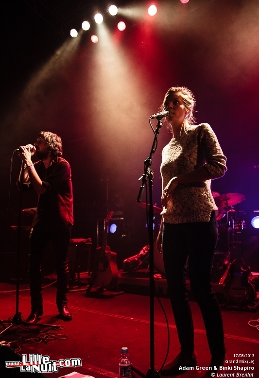 Adam Green & Binki Shapiro + Head Full of Flames au Grand Mix en live - photo n°1