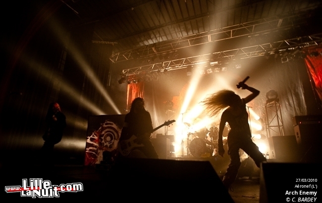 Arch Enemy, Samael, Dylath Leen & Klang!!! à l’Aéronef en live - photo n°12