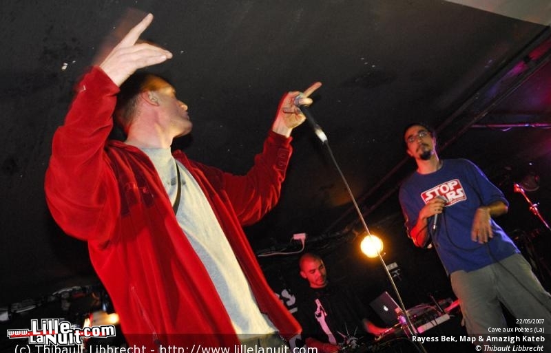 Rayess Bek, Map & Amazigh Kateb à La Cave aux Poètes en live - photo n°2