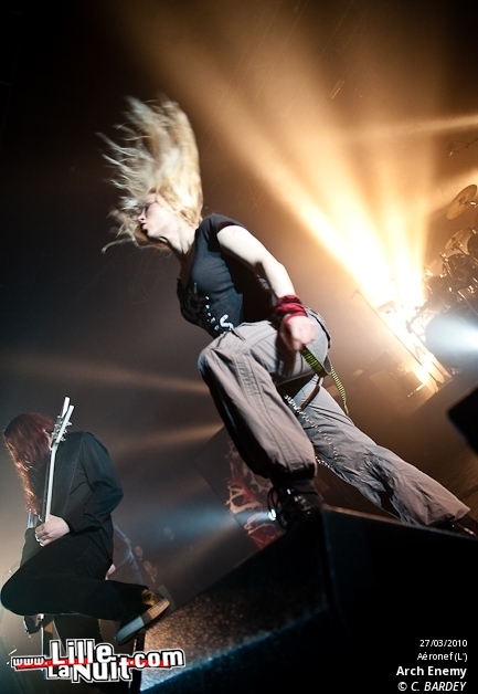 Arch Enemy, Samael, Dylath Leen & Klang!!! à l’Aéronef en live - photo n°6