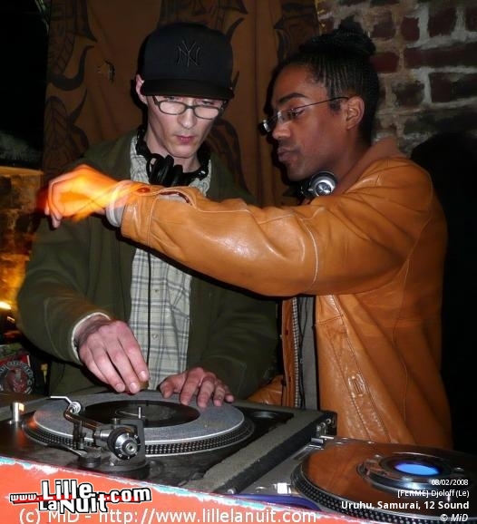 Uruhu, Samurai et 12 Sound au Djoloff en live - photo n°1