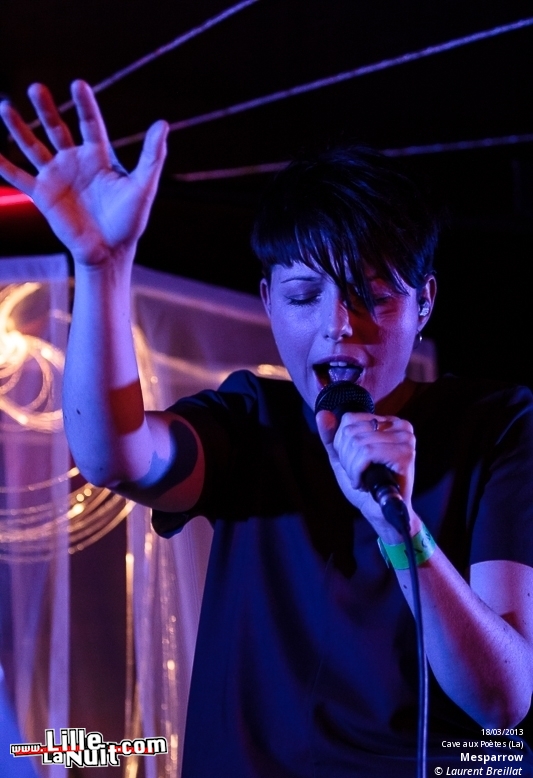 Mesparrow + Liesa Van Der Aa à la Cave aux Poètes – Festival Les Femmes s’en Mêlent en live - photo n°2