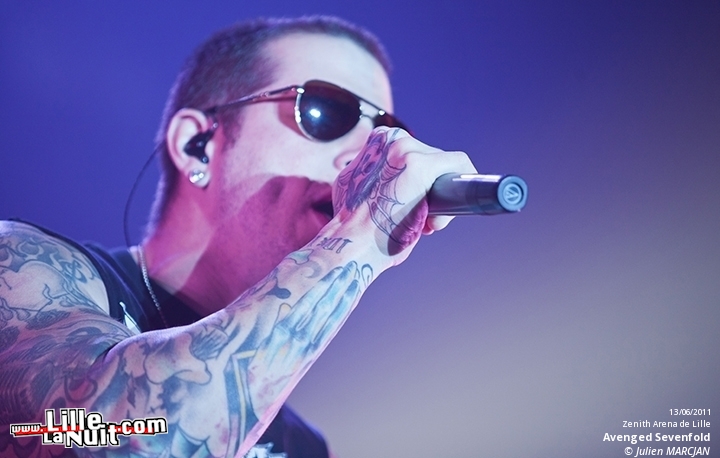 Avenged Sevenfold + Seven au Zénith en live - photo n°17