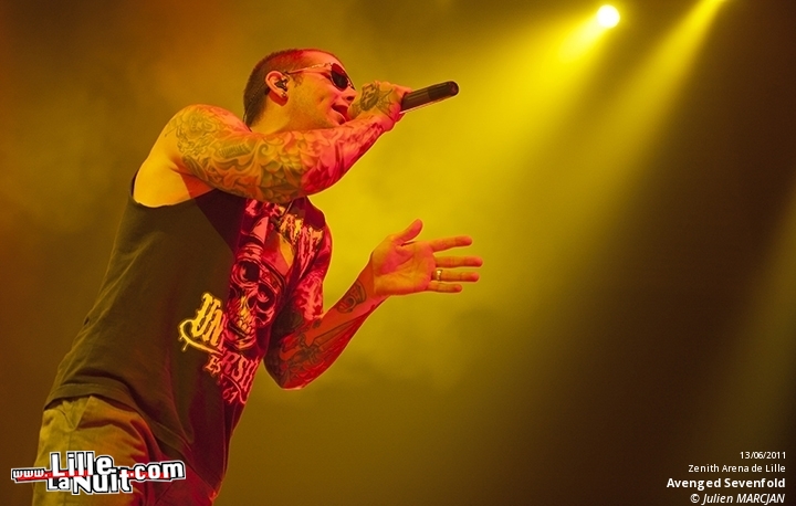 Avenged Sevenfold + Seven au Zénith en live - photo n°11