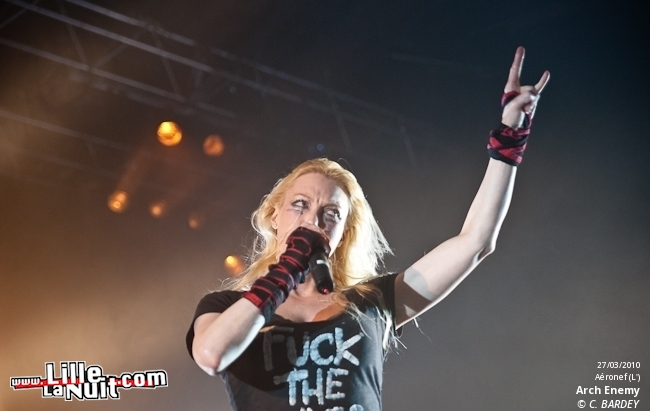 Arch Enemy, Samael, Dylath Leen & Klang!!! à l’Aéronef en live - photo n°9