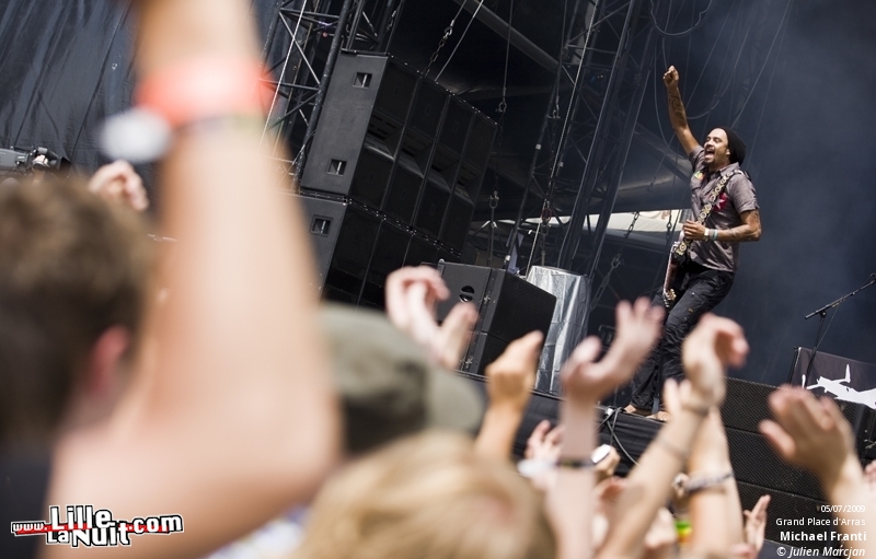 Lenny Kravitz, Moby, Franz Ferdinand, Katy Perry, Duffy, Justin Nozuka, Michael Franti au Main Square Festival en live - photo n°7