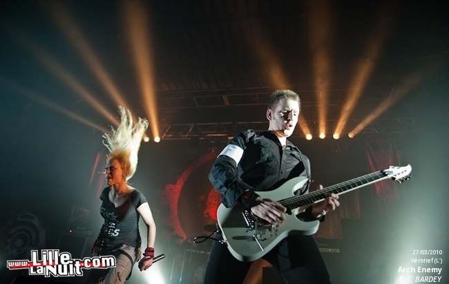 Arch Enemy, Samael, Dylath Leen & Klang!!! à l’Aéronef en live - photo n°16