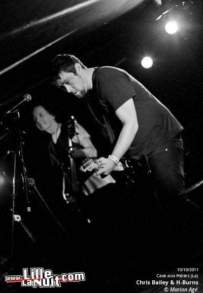 Lieutenant Cobb + Chris Bailey & H-Burns à la Cave aux Poètes en live - photo n°5