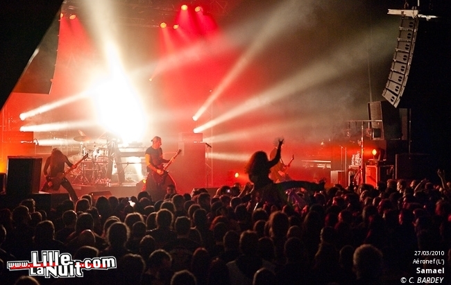 Arch Enemy, Samael, Dylath Leen & Klang!!! à l’Aéronef en live - photo n°24