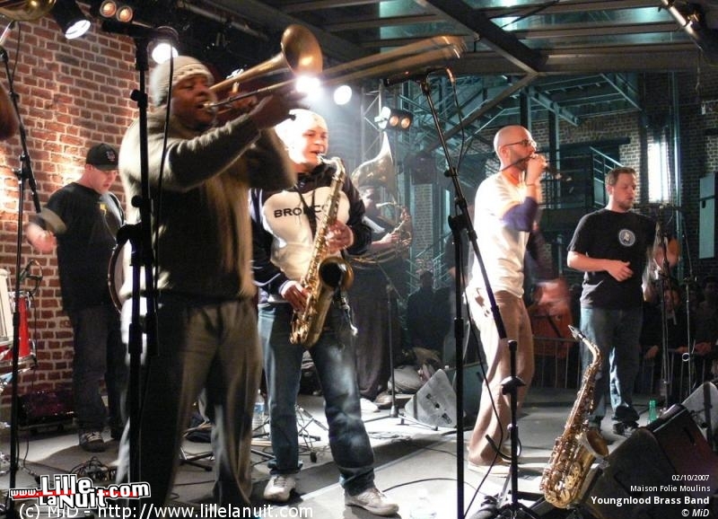 Youngblood Brass Band à la Maison Folie de Moulins en live - photo n°2