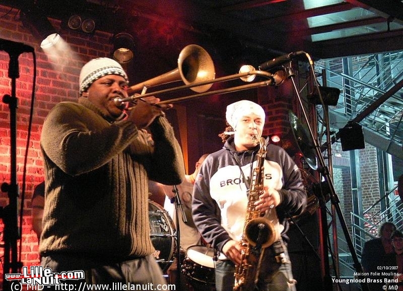 Youngblood Brass Band à la Maison Folie de Moulins en live - photo n°3