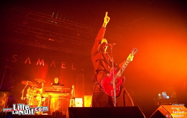 Arch Enemy, Samael, Dylath Leen & Klang!!! à l’Aéronef en live - photo n°42