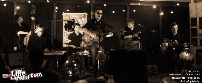 Hawaiian Pistoleros + Precious Oldies à la Maison des Etudiants de Lille 1 en live - photo n°9