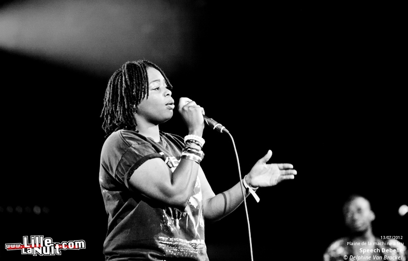 Dour Festival 2012 – Jour 2 (part 1) : Speech Debelle, 1995, Vegas, etc. en live - photo n°12