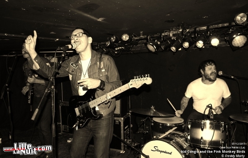 Sheetah et les Weissmuller + Kid Congo & the Pink Monkey Birds à la Cave Aux Poètes en live - photo n°24