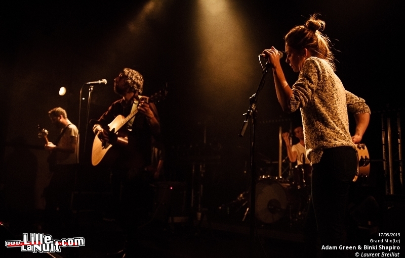 Adam Green & Binki Shapiro + Head Full of Flames au Grand Mix en live - photo n°6