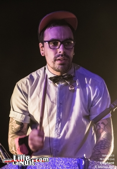 Elephant à la Péniche de Lille – Les Paradis Artificiels en live - photo n°2