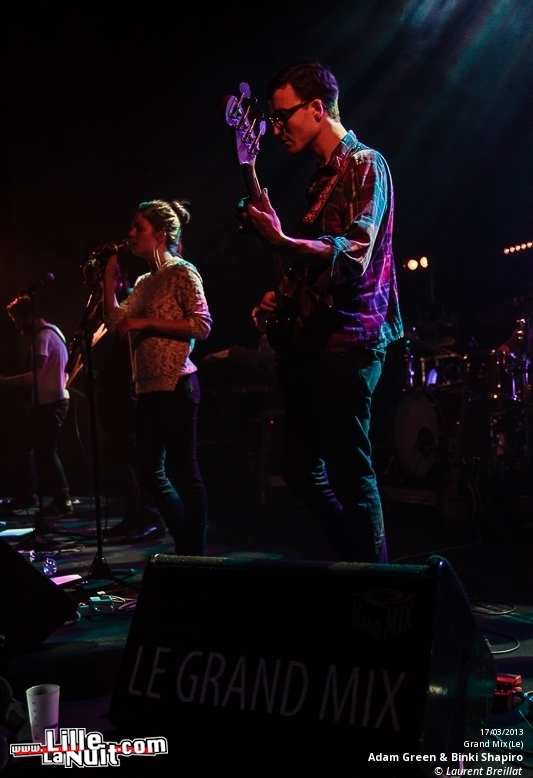 Adam Green & Binki Shapiro + Head Full of Flames au Grand Mix en live - photo n°2