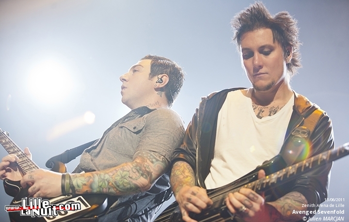 Avenged Sevenfold + Seven au Zénith en live - photo n°13