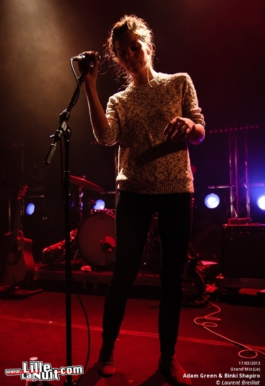 Adam Green & Binki Shapiro + Head Full of Flames au Grand Mix en live - photo n°5