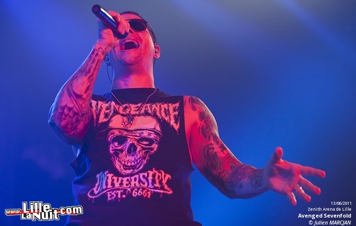 Avenged Sevenfold + Seven au Zénith en live - photo n°16