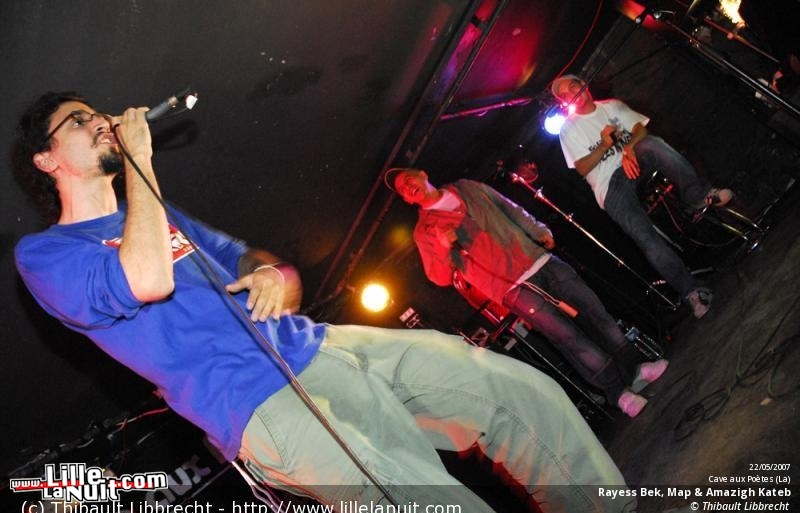 Rayess Bek, Map & Amazigh Kateb à La Cave aux Poètes en live - photo n°8