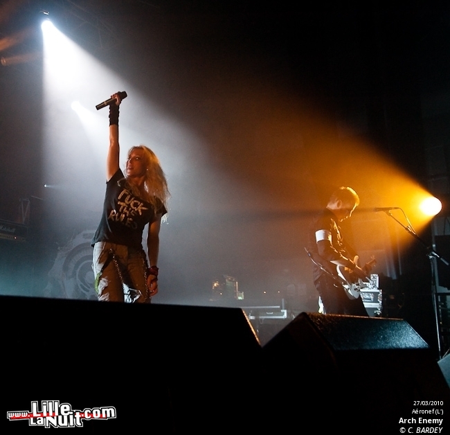Arch Enemy, Samael, Dylath Leen & Klang!!! à l’Aéronef en live - photo n°14