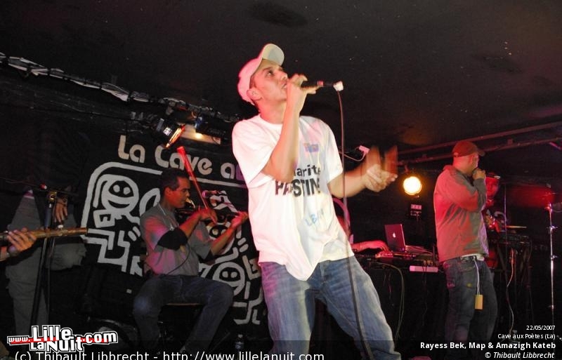 Rayess Bek, Map & Amazigh Kateb à La Cave aux Poètes en live - photo n°10