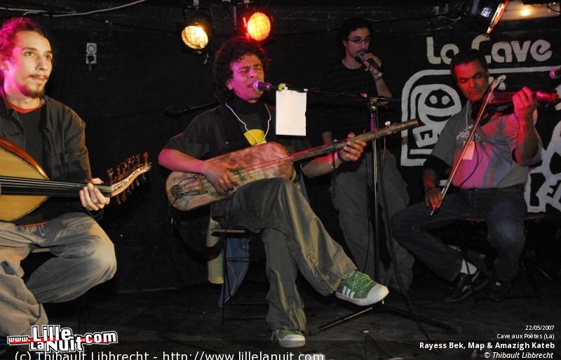 Rayess Bek, Map & Amazigh Kateb à La Cave aux Poètes en live - photo n°12