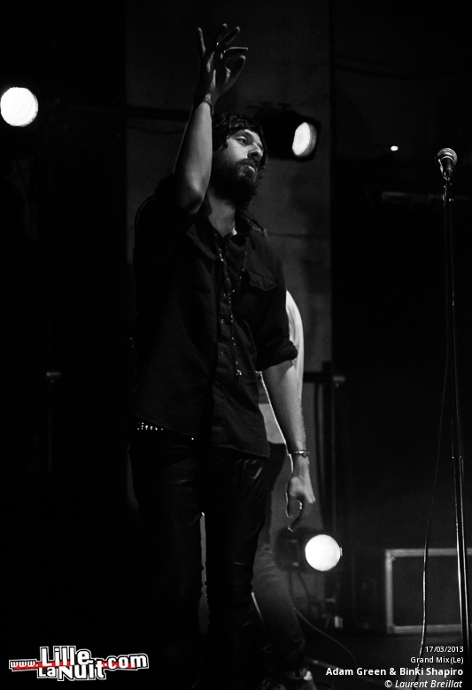 Adam Green & Binki Shapiro + Head Full of Flames au Grand Mix en live - photo n°3