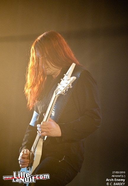 Arch Enemy, Samael, Dylath Leen & Klang!!! à l’Aéronef en live - photo n°2