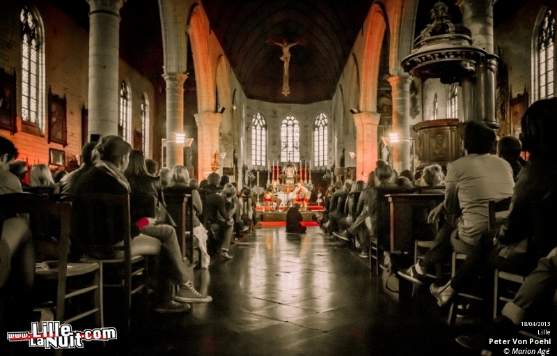 Peter Von Poehl à l&rsquo;Eglise Sainte Catherine de Lille – Les Paradis Artificiels en live - photo n°1