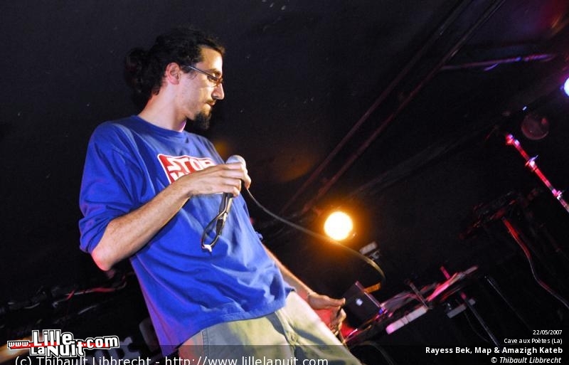Rayess Bek, Map & Amazigh Kateb à La Cave aux Poètes en live - photo n°5