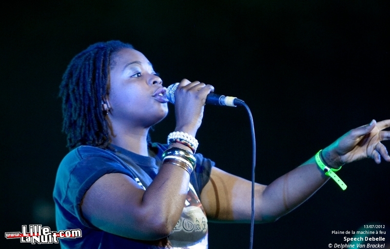 Dour Festival 2012 – Jour 2 (part 1) : Speech Debelle, 1995, Vegas, etc. en live - photo n°29