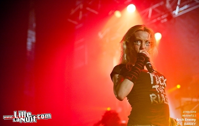 Arch Enemy, Samael, Dylath Leen & Klang!!! à l’Aéronef en live - photo n°13