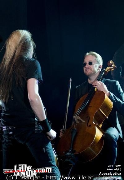 Apocalyptica & Lacrimas Profundere à l’Aéronef en live - photo n°2