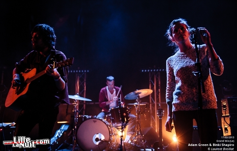 Adam Green & Binki Shapiro + Head Full of Flames au Grand Mix en live - photo n°17