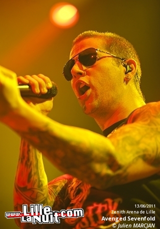 Avenged Sevenfold + Seven au Zénith en live - photo n°21