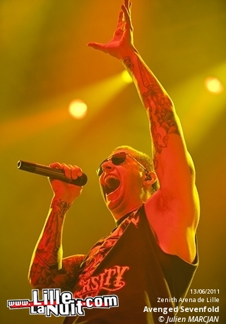 Avenged Sevenfold + Seven au Zénith en live - photo n°22