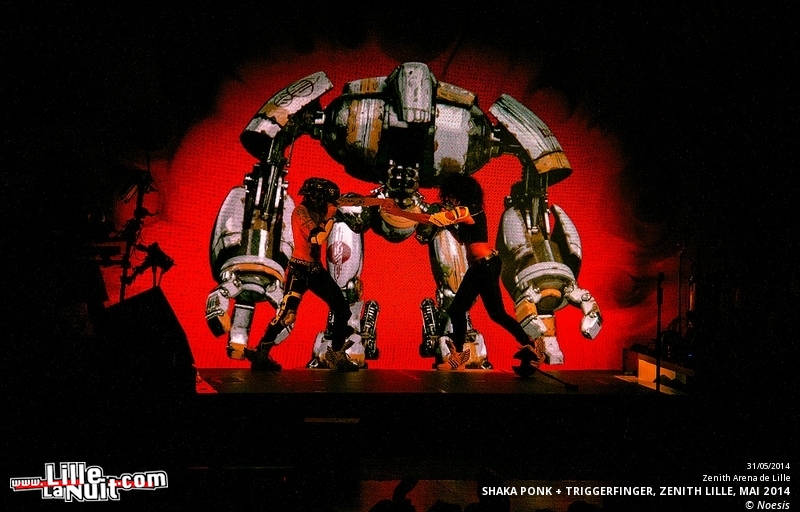 Shaka Ponk + Triggerfinger au Zénith de Lille en live - photo n°35
