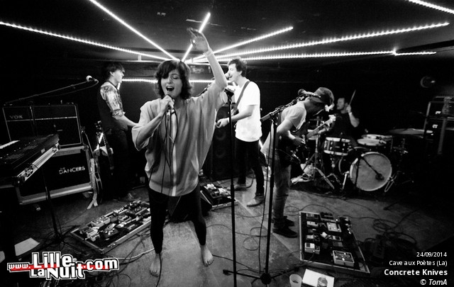 Concrete Knives + SAmBA De La mUERTE à La Cave aux Poètes en live - photo n°4