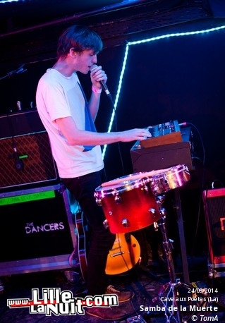 Concrete Knives + SAmBA De La mUERTE à La Cave aux Poètes en live - photo n°17