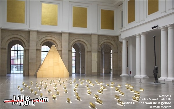 L’exposition « Sésostris III, pharaon de légende » et sa Silent Party au Palais des Beaux Arts en live - photo n°1