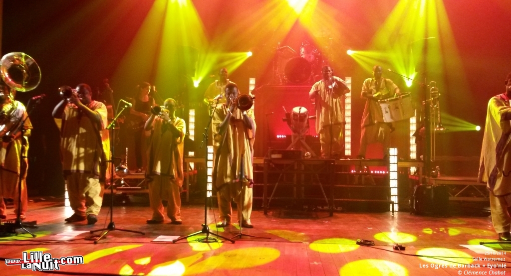 Les Ogres de Barback + Eyo’nlé à la Salle Watremez en live - photo n°1